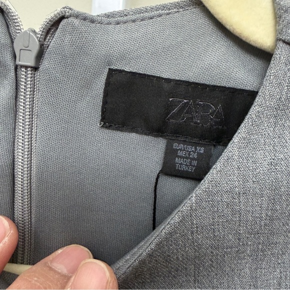 ZARA VIRAL 2025 COLLECTION BELTED SHORT DRESS SIZE XS nwt - Picture 5 of 7